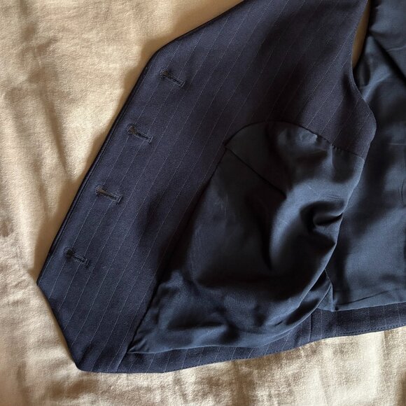 Rachel Zoe Pinstripe Vest - Picture 6 of 8